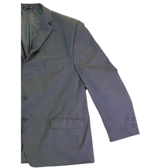 Michael Strahan Collection Mens Blazer Grey 50R Sports Coat Suit Jacket - Picture 4 of 9